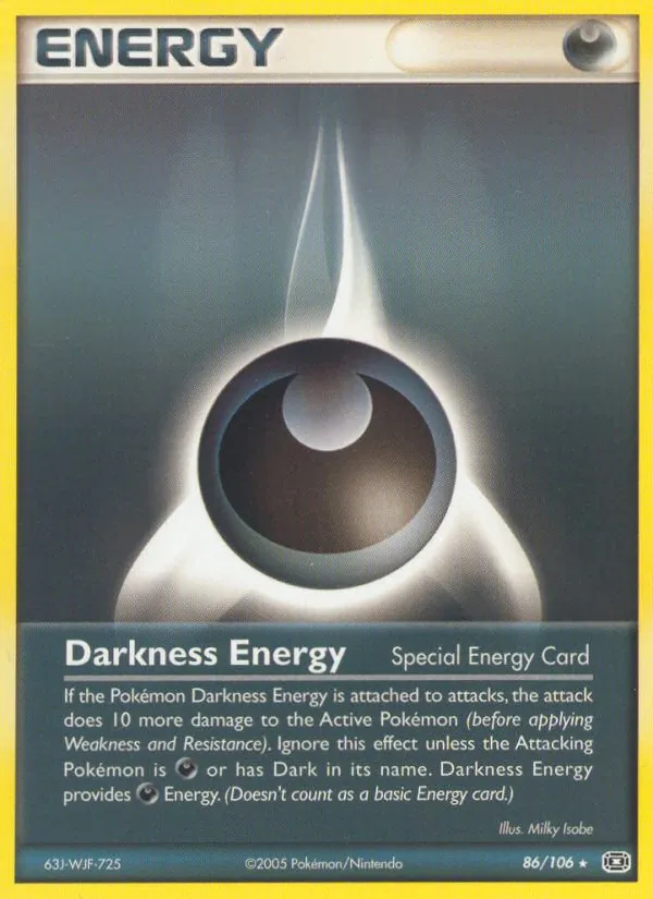 Darkness Energy — Emerald #86 (Pokémon TCG card)