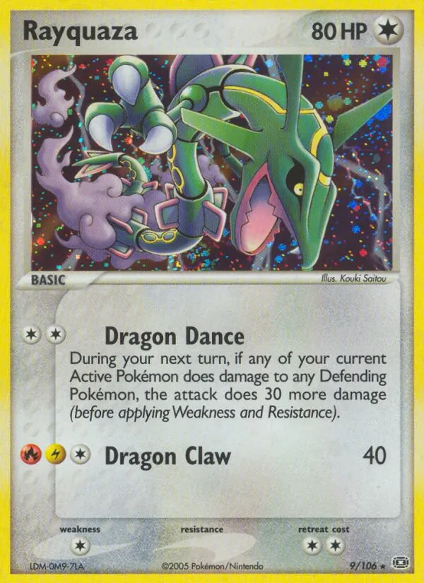 Rayquaza — Emerald #9 (Pokémon TCG card)