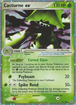 Cacturne ex (Emerald #91)