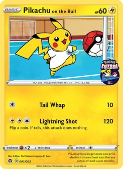 Pikachu on the Ball (Pokémon Futsal 2020 #1)