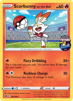 Scorbunny on the Ball (Pokémon Futsal 2020 #4)