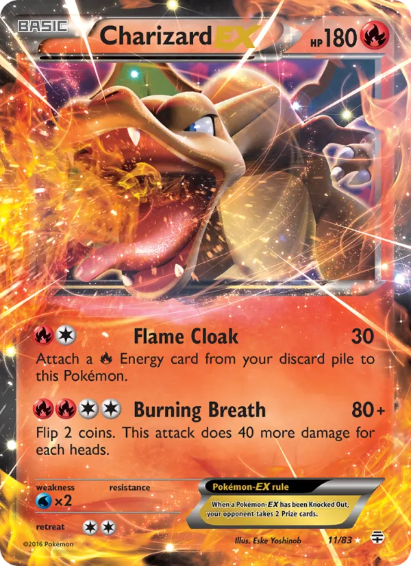 Charizard EX — Generations #11 (Pokémon TCG card)