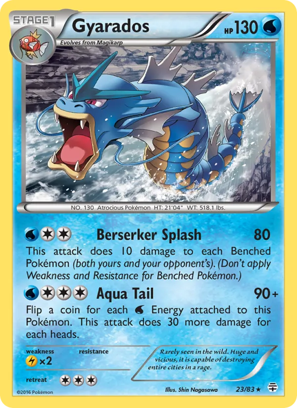 Gyarados — Generations #23 (Pokémon TCG card)