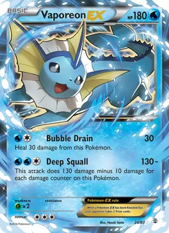 Vaporeon EX (Generations #24)