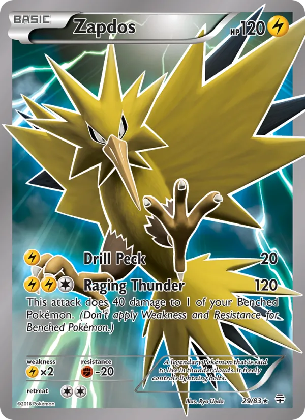 Zapdos — Generations #29 (Pokémon TCG card)