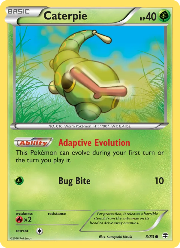 Caterpie — Generations #3 (Pokémon TCG card)