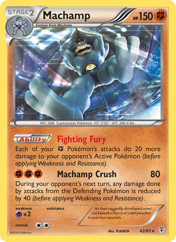 Machamp — Generations #42 (Pokémon TCG card)