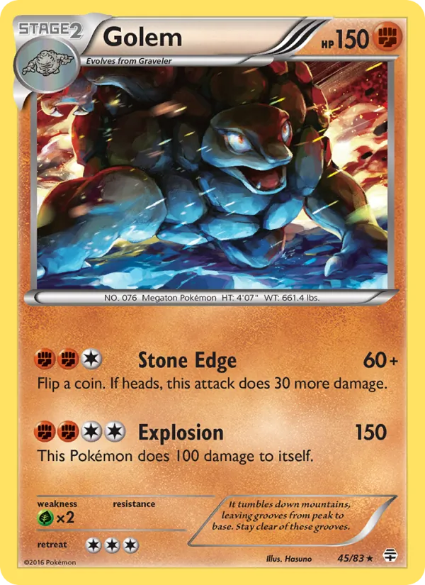 Golem — Generations #45 (Pokémon TCG card)