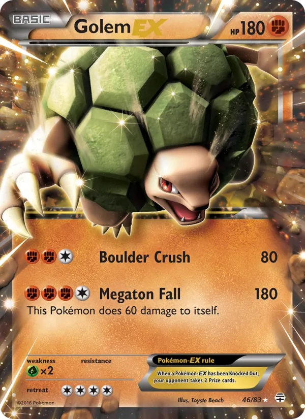 Golem EX — Generations #46 (Pokémon TCG card)
