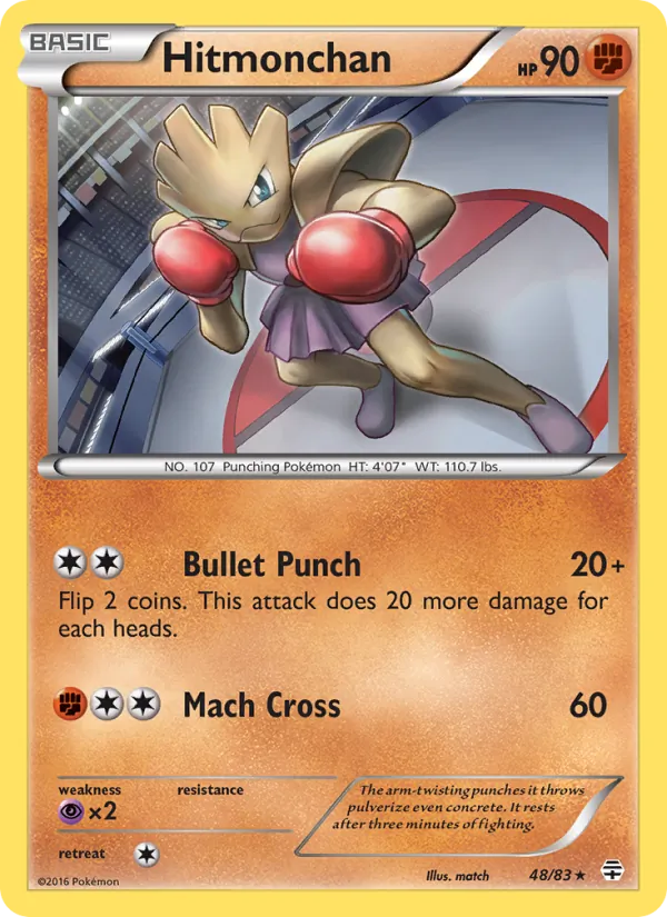 Hitmonchan — Generations #48 (Pokémon TCG card)