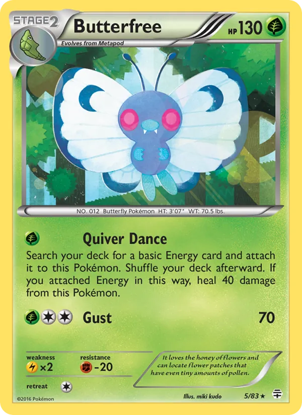 Butterfree — Generations #5 (Pokémon TCG card)