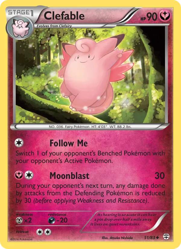 Clefable — Generations #51 (Pokémon TCG card)