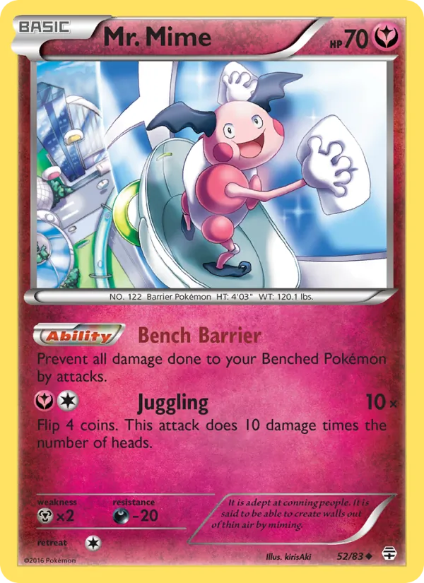 Mr. Mime — Generations #52 (Pokémon TCG card)