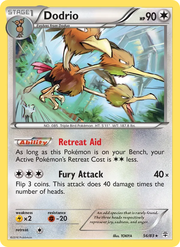 Dodrio — Generations #56 (Pokémon TCG card)