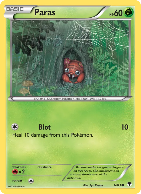 Paras — Generations #6 (Pokémon TCG card)