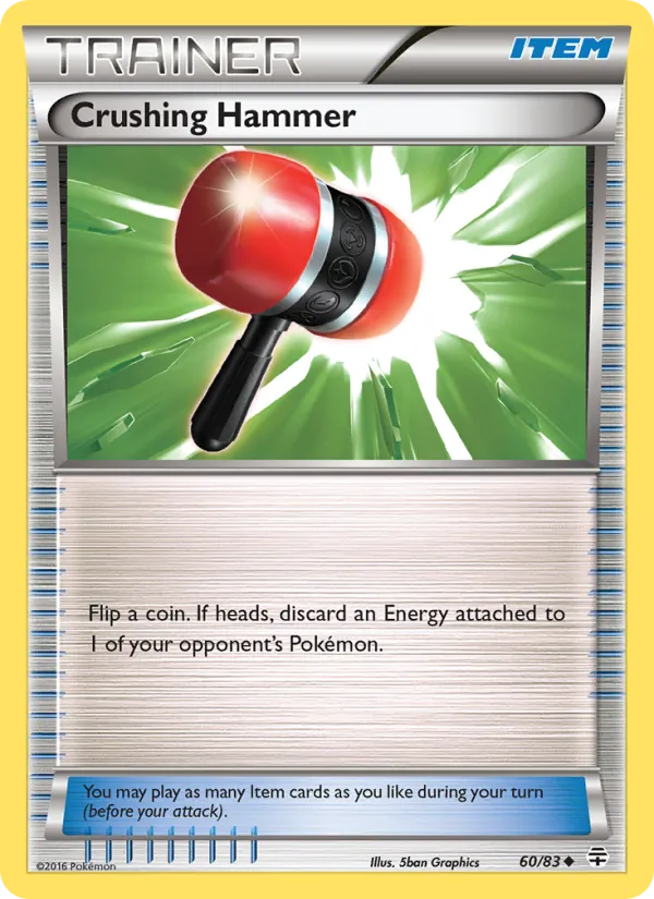 Crushing Hammer — Generations #60 (Pokémon TCG card)