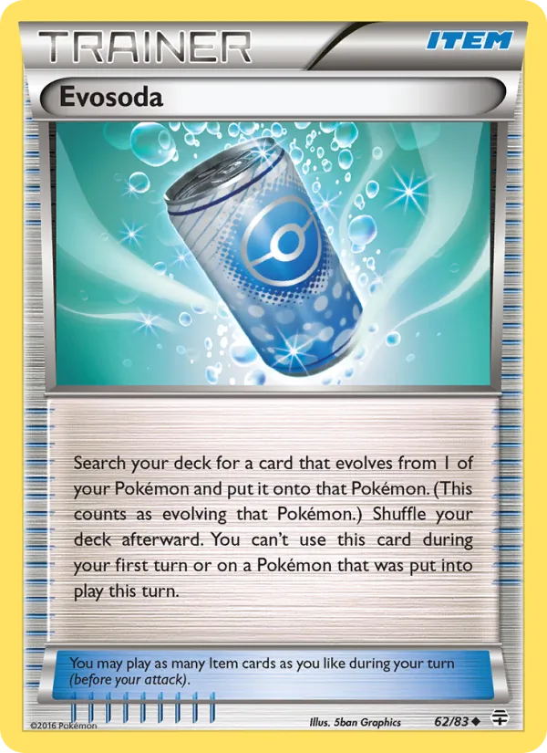 Evosoda — Generations #62 (Pokémon TCG card)