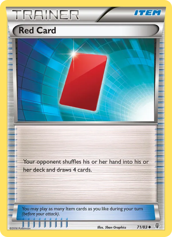 Red Card — Generations #71 (Pokémon TCG card)