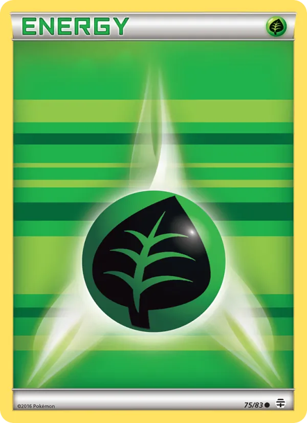 Grass Energy — Generations #75 (Pokémon TCG card)