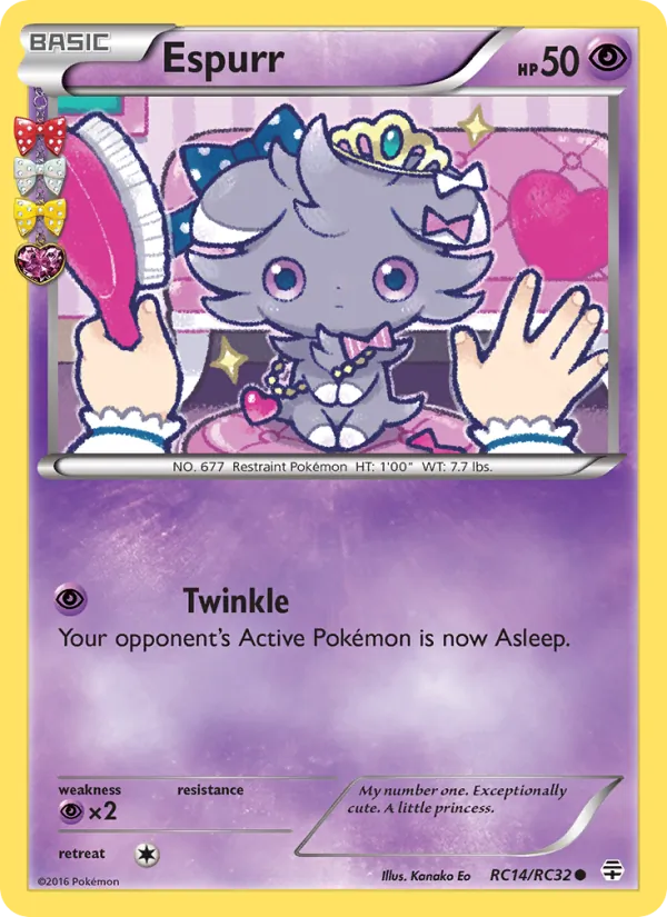 Espurr — Generations #RC14 (Pokémon TCG card)
