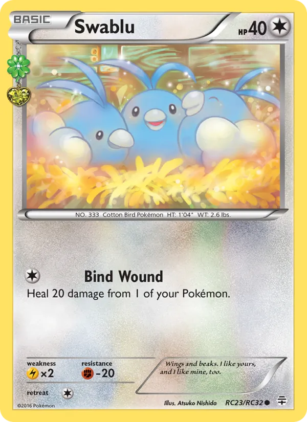 Swablu — Generations #RC23 (Pokémon TCG card)