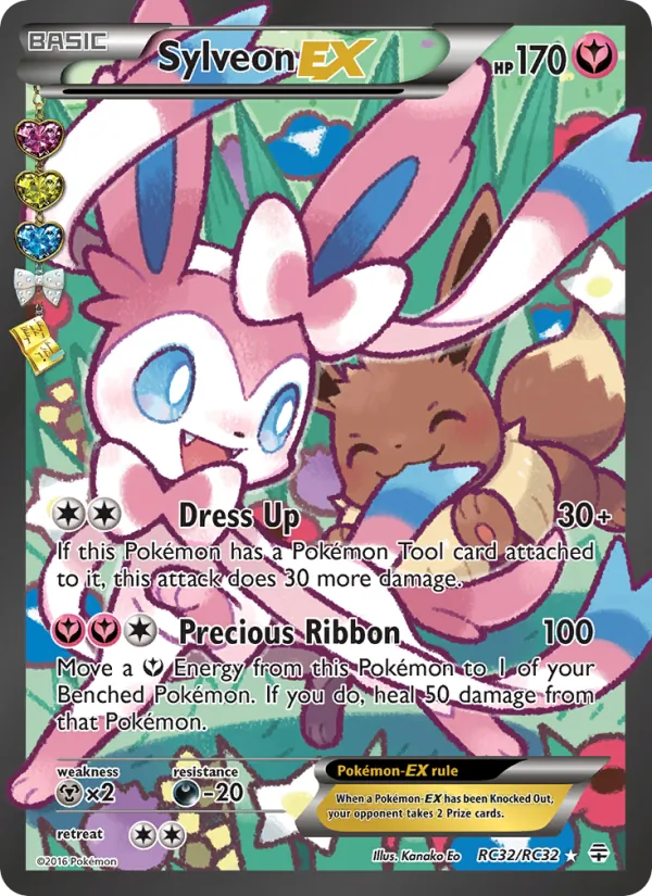 Sylveon EX — Generations #RC32 (Pokémon TCG card)