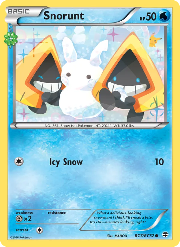 Snorunt — Generations #RC7 (Pokémon TCG card)