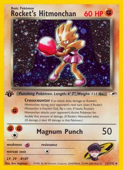 Rocket's Hitmonchan (Gym Heroes #11)