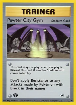 Pewter City Gym (Gym Heroes #115)