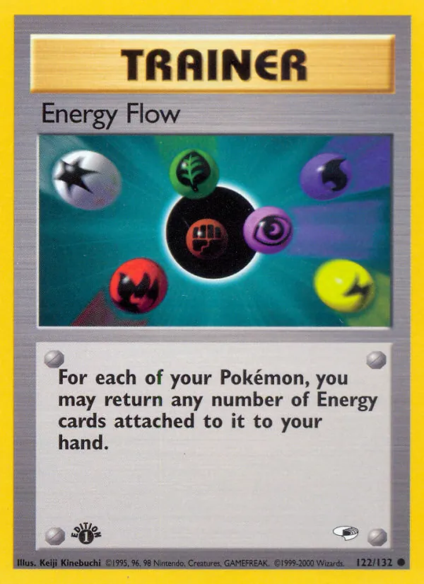 Energy Flow — Gym Heroes #122 (Pokémon TCG card)