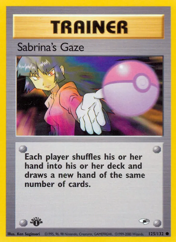 Sabrina's Gaze — Gym Heroes #125 (Pokémon TCG card)