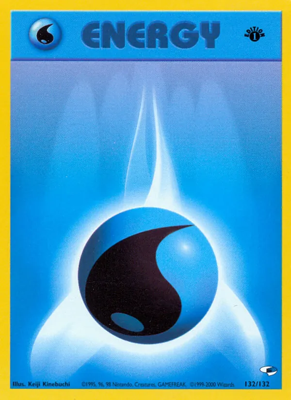 Water Energy — Gym Heroes #132 (Pokémon TCG card)
