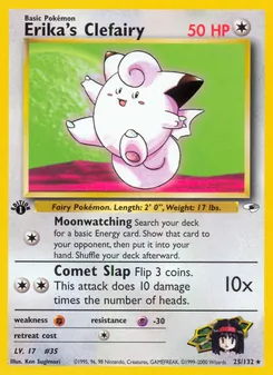 Erika's Clefairy (Gym Heroes #25)