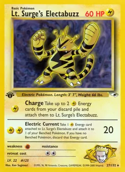 Lt. Surge's Electabuzz (Gym Heroes #27)
