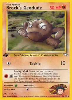 Brock's Geodude (Gym Heroes #38)