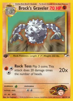 Brock's Graveler (Gym Heroes #40)