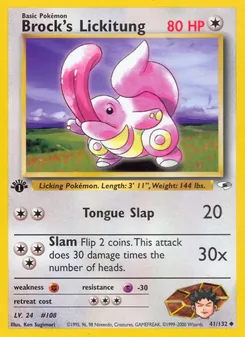 Brock's Lickitung (Gym Heroes #41)