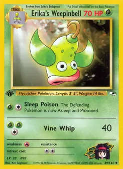 Erika's Weepinbell (Gym Heroes #49)