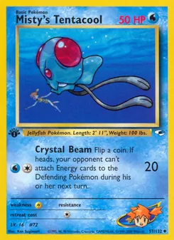 Misty's Tentacool (Gym Heroes #57)