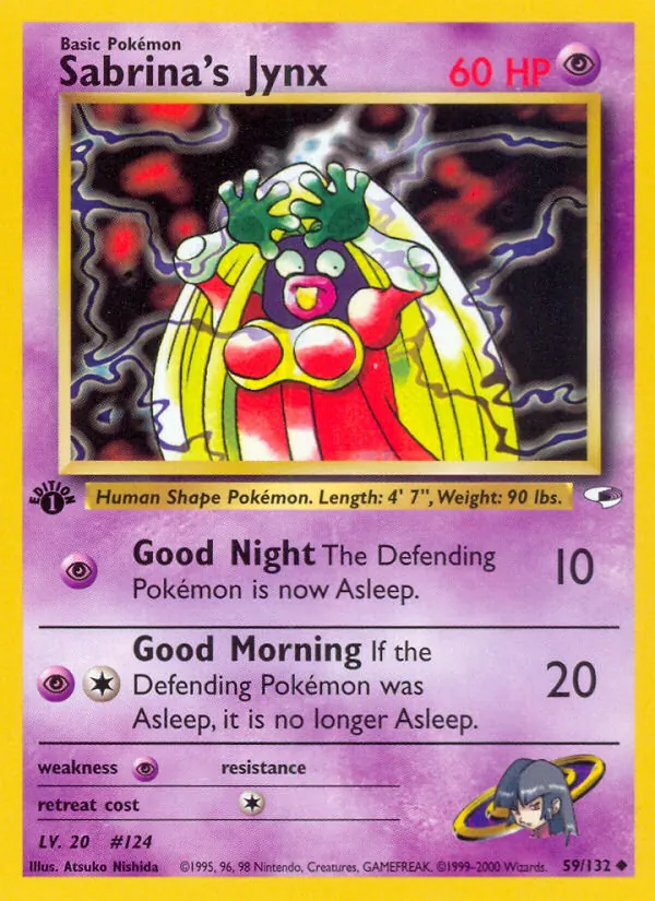 Sabrina's Jynx — Gym Heroes #59 (Pokémon TCG card)