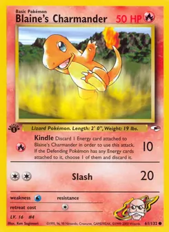 Blaine's Charmander (Gym Heroes #61)
