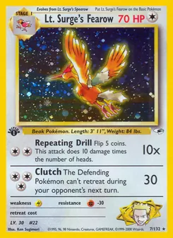 Lt. Surge's Fearow (Gym Heroes #7)
