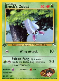 Brock's Zubat (Gym Heroes #74)
