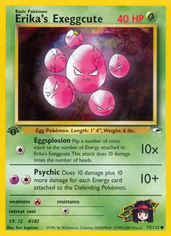 Erika's Exeggcute (Gym Heroes #77)