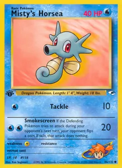 Misty's Horsea (Gym Heroes #86)