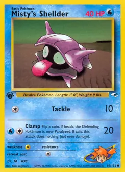Misty's Shellder (Gym Heroes #89)