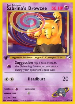 Sabrina's Drowzee (Gym Heroes #92)