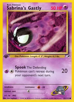 Sabrina's Gastly (Gym Heroes #93)