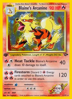 Blaine's Arcanine (Gym Challenge #1)