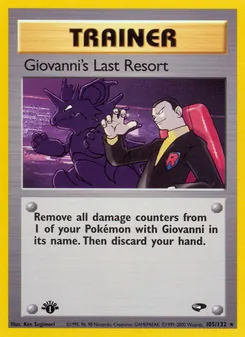 Giovanni's Last Resort (Gym Challenge #105)